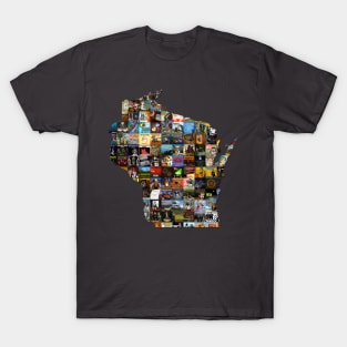 Wisconsin Bound Art State Logo T-Shirt